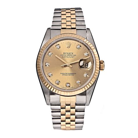 rolex watch stainless gold|Rolex gold with diamonds.